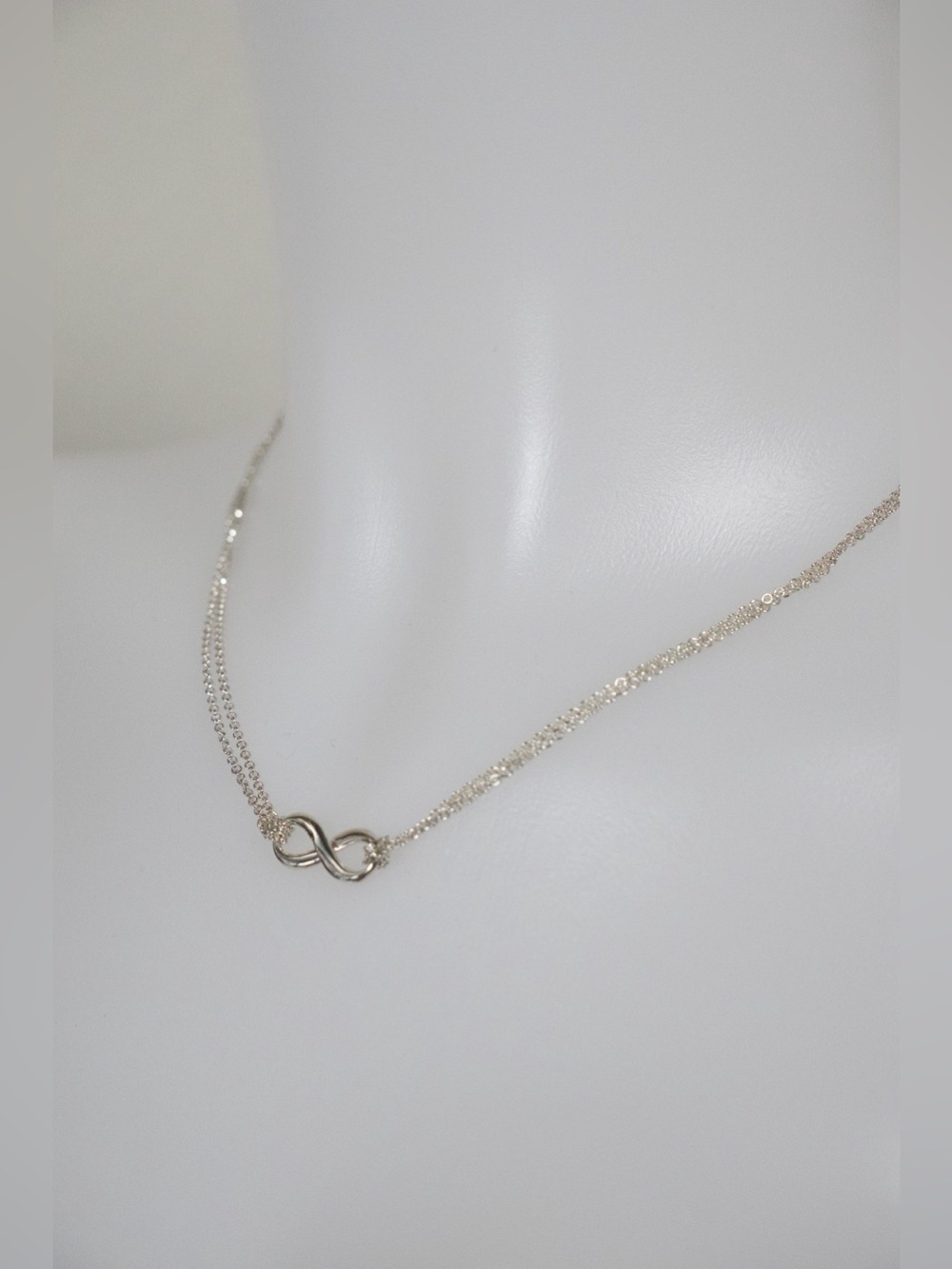Sterling Silver Infinity Necklace by Tiffany & Co. - Picture 10 of 16